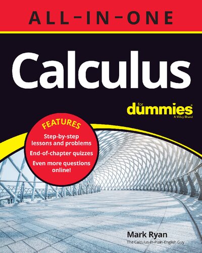 Calculus Allinone For Dummies 1st Mark Ryan