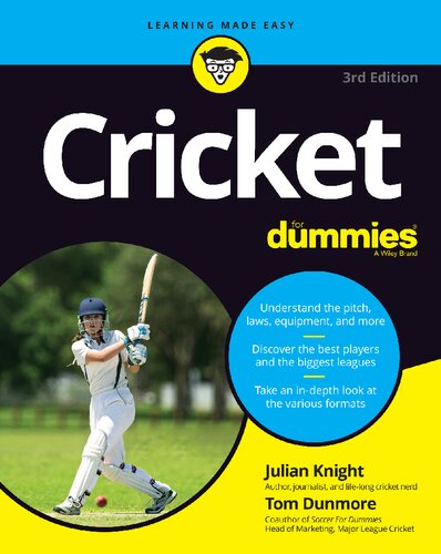 Cricket For Dummies 3rd Julian Knight Tom Dunmore