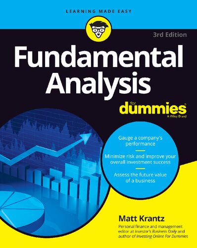 Fundamental Analysis For Dummies 3rd Matt Krantz