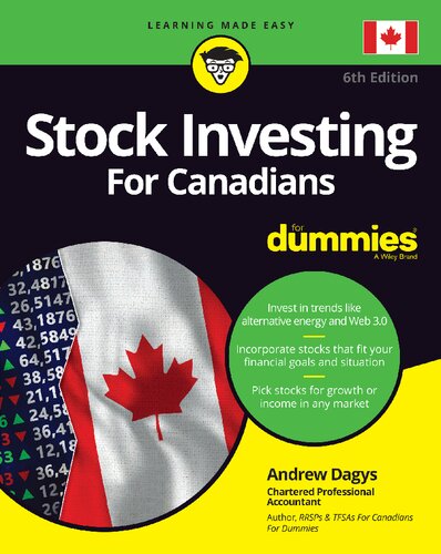 Stock Investing For Canadians For Dummies 6th Andrew Dagys