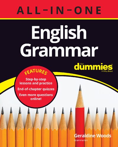 English Grammar Allinone For Dummies 1st Geraldine Woods
