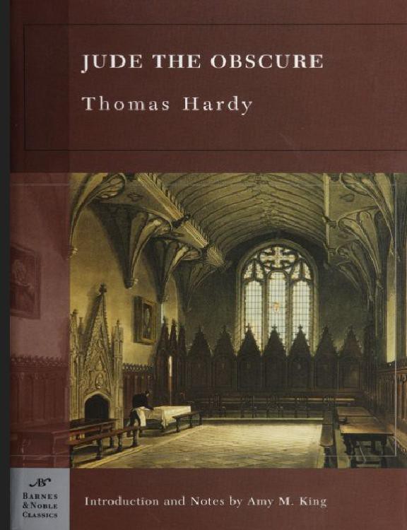 Jude The Obscure Thomas Hardy Amy M King
