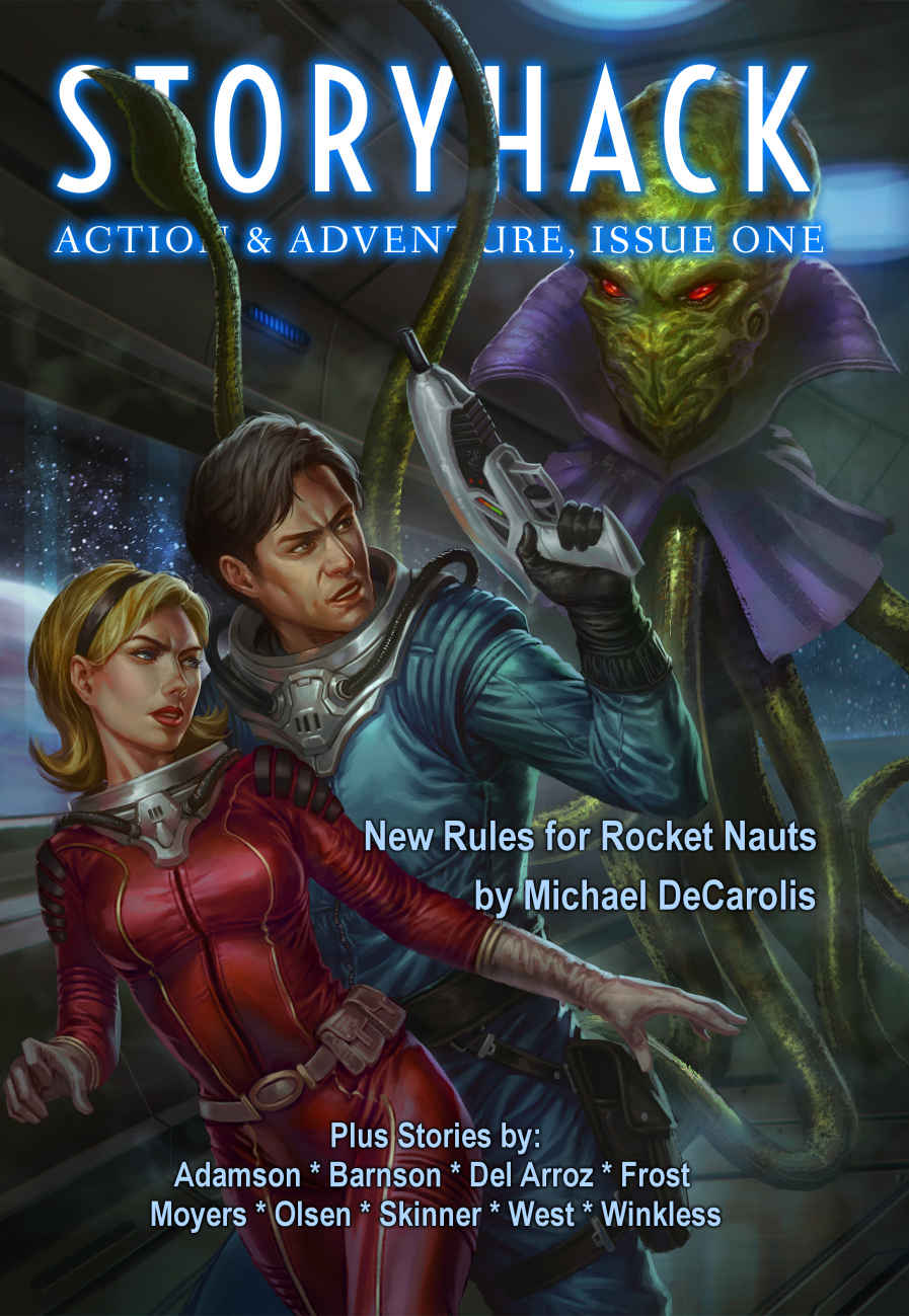 Storyhack Action Adventure Issue 1 Bryce Beattie Julie Frost Jon Del Arroz David J West Michael Decarolis John M Olsen Jay Barnson Gene Moyers Mike Adamson David Skinner