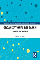 Organizational Research Storytelling In Action 1st Edition David M Boje