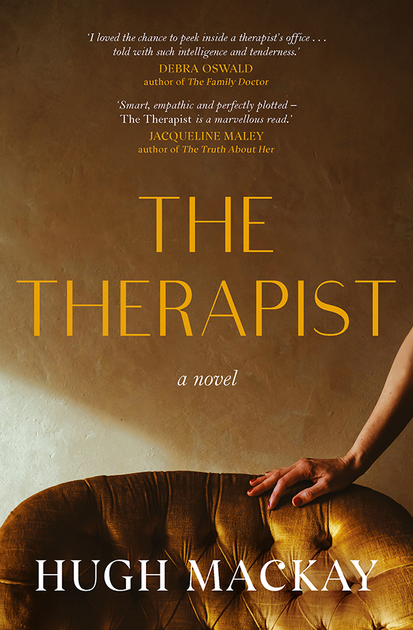 The Therapist A Novel Hugh Mackay