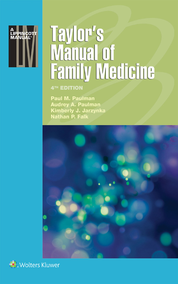 Taylors Manual Of Family Medicine Paulman Paul M Paulman