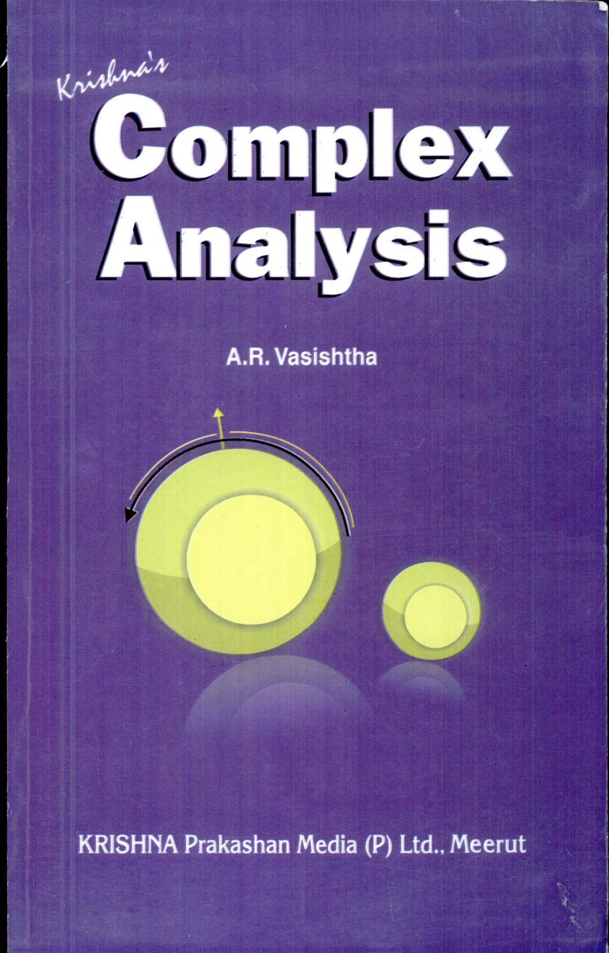 Complex Analysis 11th Edition Ar Vasishtha