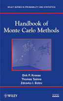 Handbook Of Monte Carlo Methods 1st Edition Dirk P Kroese Thomas Taimre