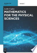 Mathematics For The Physical Sciences Leslie Copley
