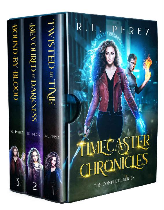 Timecaster Chronicles The Complete Series A Dark Paranormal Romance Rl Perez