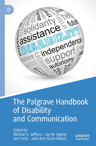The Palgrave Handbook Of Disability And Communication Michael S Jeffress