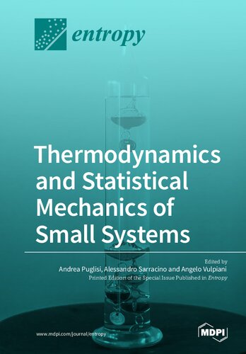 Thermodynamics And Statistical Mechanics Of Small Systems A Vulpiani