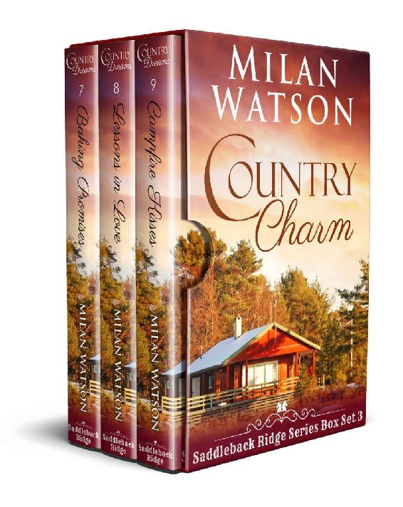 Country Charm Includes 3 Small Town Country Romances Saddleback Ridge Box Sets Milan Watson