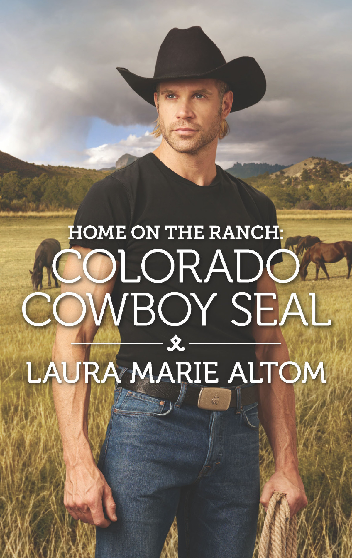 Home On The Ranch Colorado Cowboy Seal Laura Marie Altom