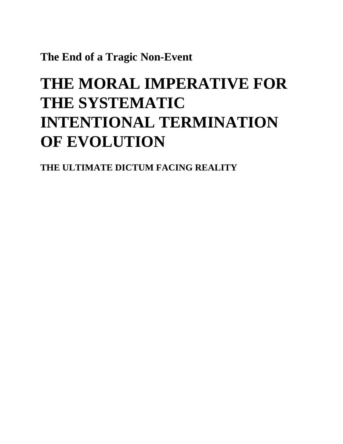 Antinatalism Richard Stahl