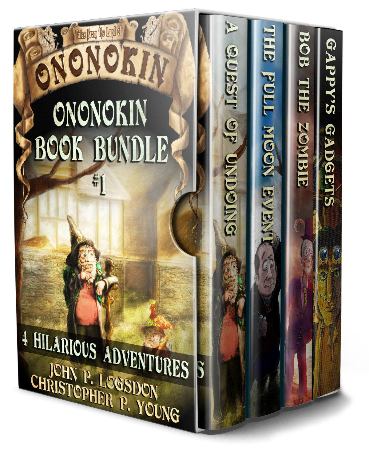 Comedic Fantasy Bundle 1 4 Hilarious Adventures Tales From The Land Of Ononokin John P Logsdon Christopher P Young