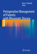Perioperative Management Of Patients With Rheumatic Disease Brian F Mandell