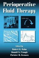 Perioperative Fluid Therapy 6 Sept 20060824728823crc Press Robert G Hahn