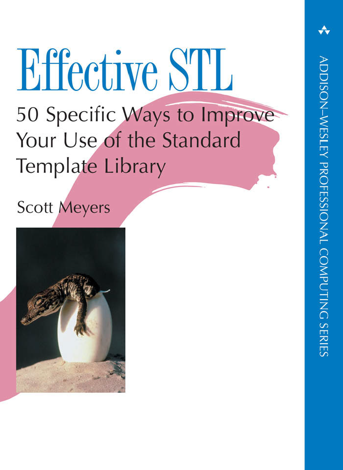 Effective Stl 50 Specific Ways To Improve Your Use Of The Standard Template Library 1 13th Printing Scott Meyers