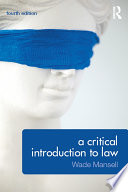 A Critical Introduction To Law 4th Edition Wade Mansell Belinda Meteyard