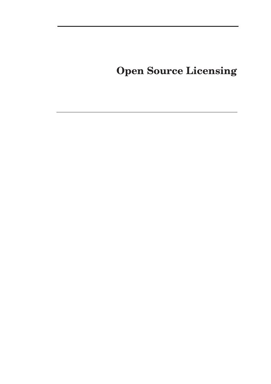 Open Source Licensing Lawrence E Rosen