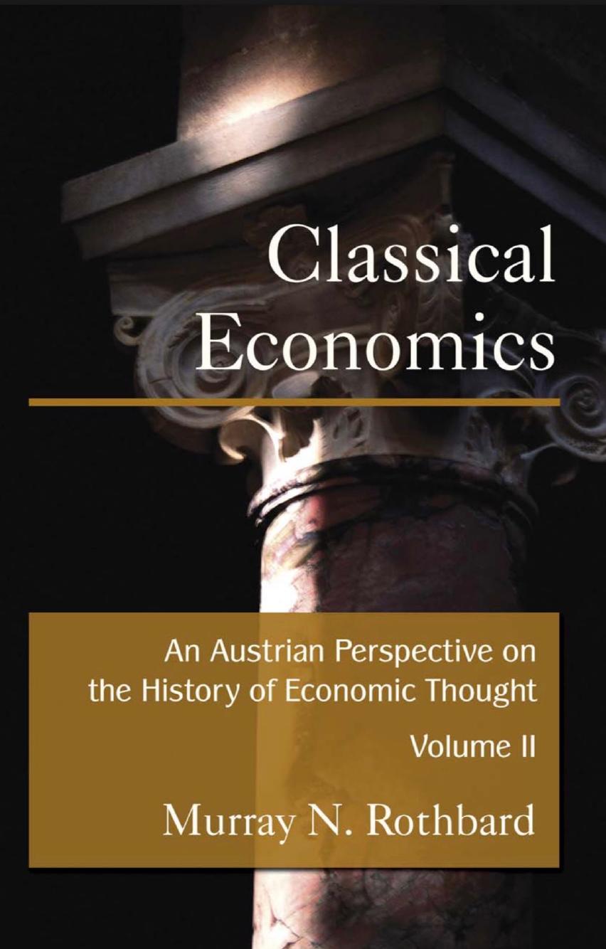 An Austrian Perspective On The History Of Economic Thought Vol 2 Murray Newton Rothbard