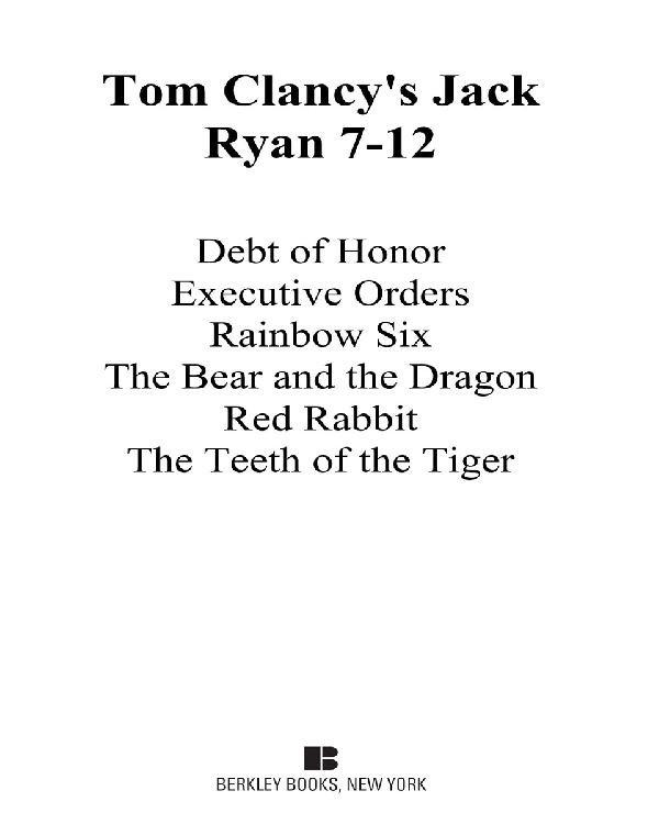 Jack Ryan Books 712 Tom Clancy