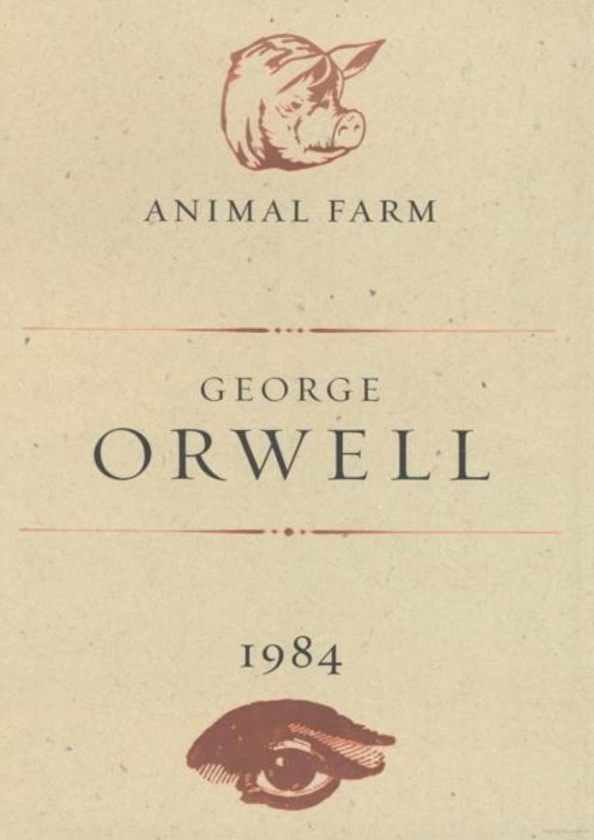 Animal Farm And 1984 George Orwell
