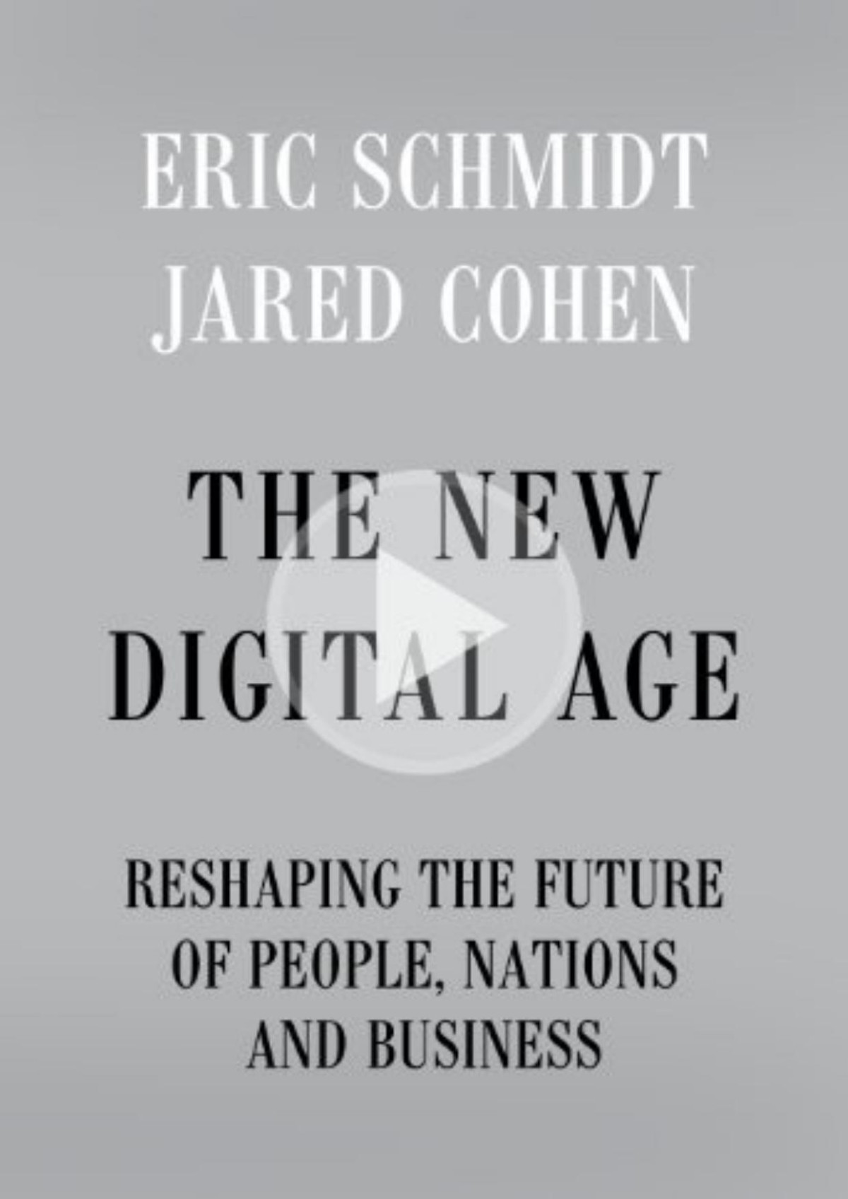 The New Digital Age Jared Cohen Eric Schmidt