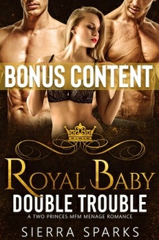Royal Baby Double Trouble A Two Princes Mfm Menage Romance Sierra Sparks Sizzling Hot Reads