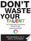 Dont Waste Your Talent Bob D Mcdonald Don Hutcheson