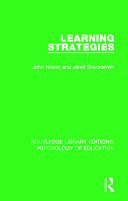 Learning Strategies 1st Edition John Nisbet Janet Shucksmith