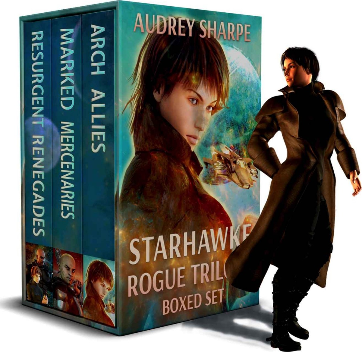 Starhawke Rogue Trilogy Boxed Set Pub 843240 Audrey Sharpe
