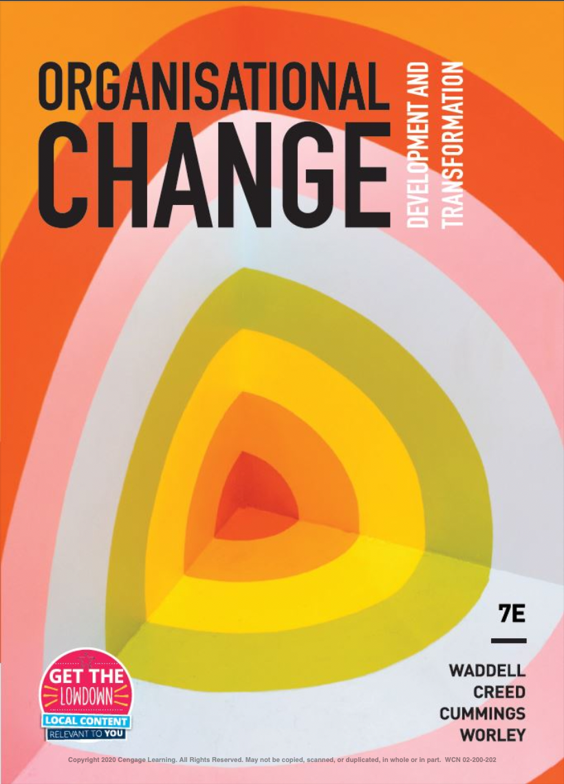 Organisational Change Development And Transformation Dianne M Waddell