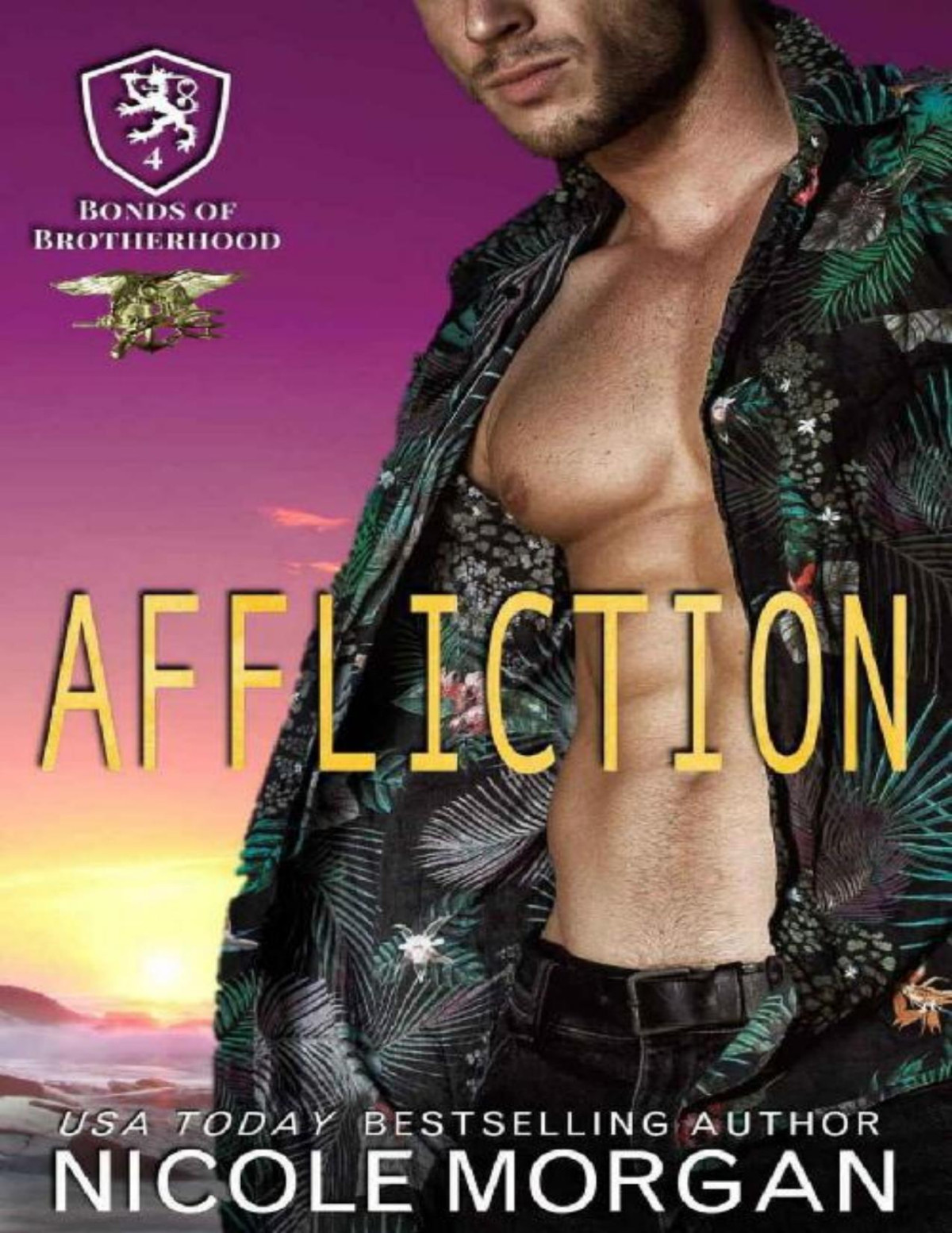 Affliction A Navy Seal Hometown Hero Second Chance Happily Ever After Novel Bonds Of Brotherhood Book 4 Nicole Morgan