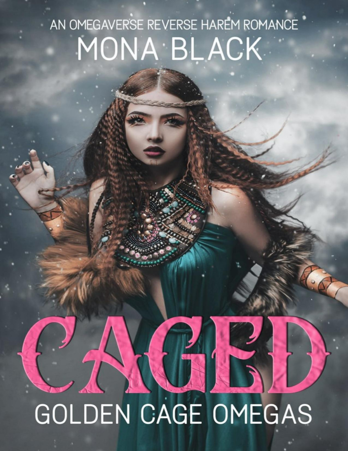 Caged An Omegaverse Reverse Harem Romance Golden Cage Omegas Book 1 1st Edition Mona Black