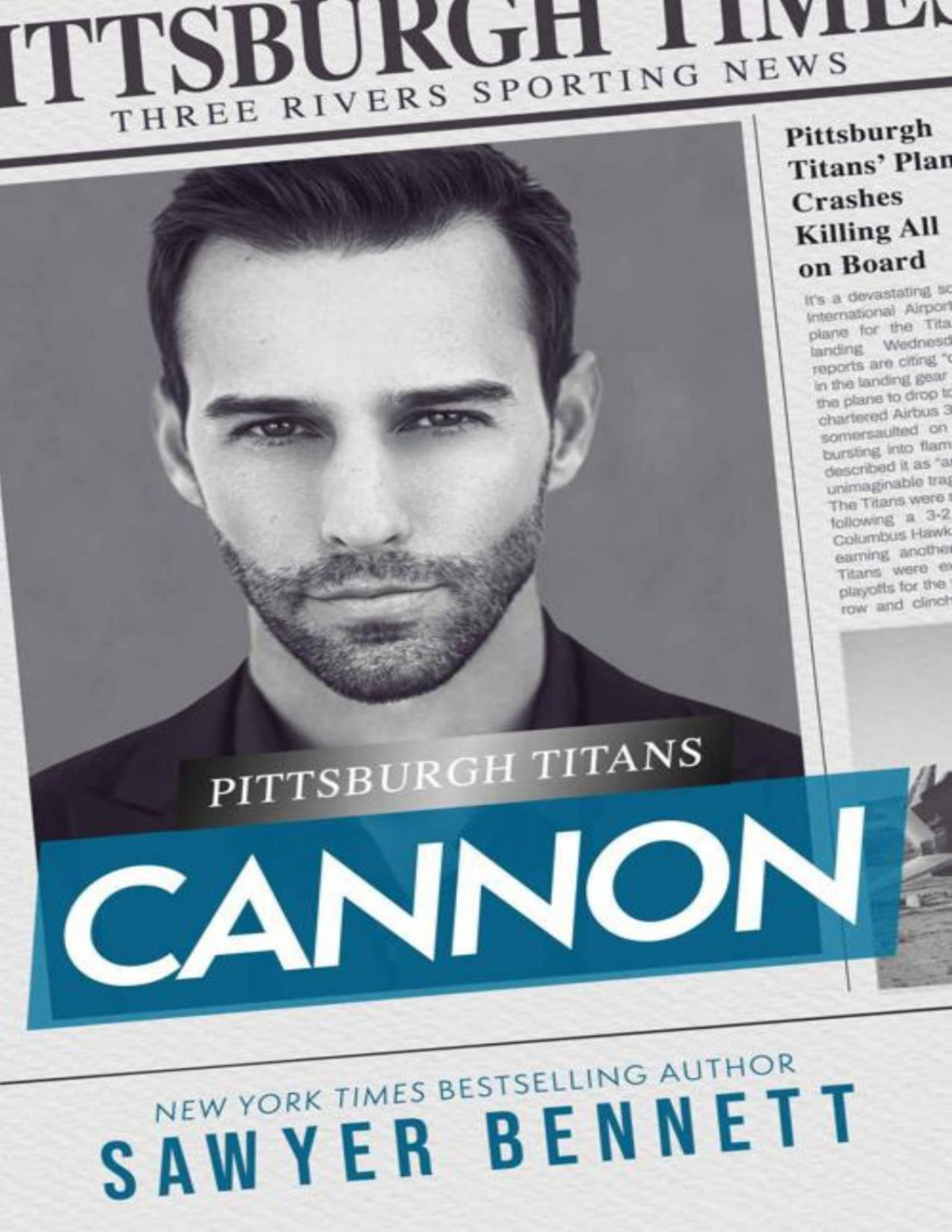 Cannon A Pittsburgh Titans Novel Sawyer Bennett
