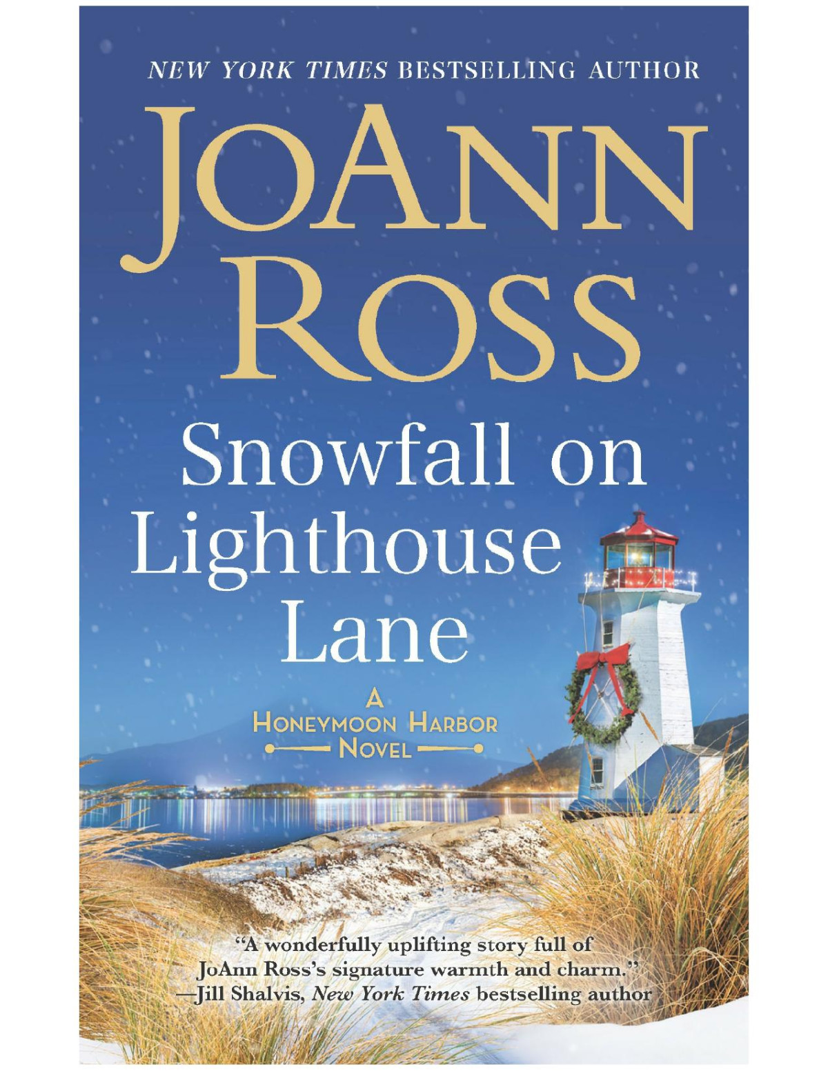 Snowfall On Lighthouse Lane Joann Ross