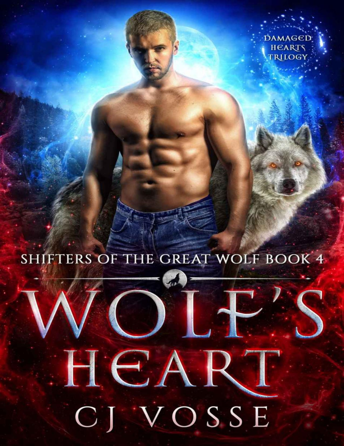 Wolfs Heart Damaged Hearts Trilogy Shifters Of The Great Wolf Book 4 Cj Vosse