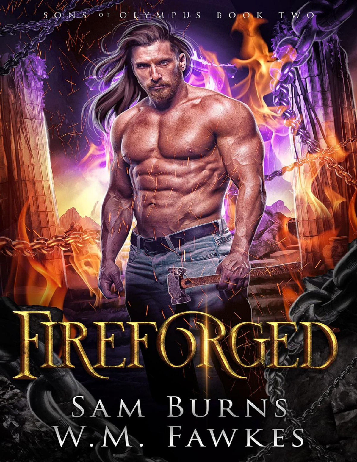 Fireforged Sons Of Olympus Book 2 Sam Burns Wm Fawkes