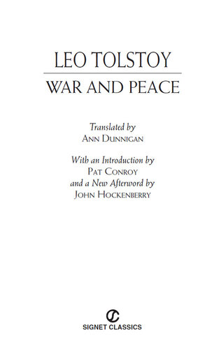 War And Peace Signet Classics Leo Tolstoy