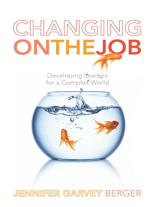 Changing On The Job Garvey Berger Jennifer