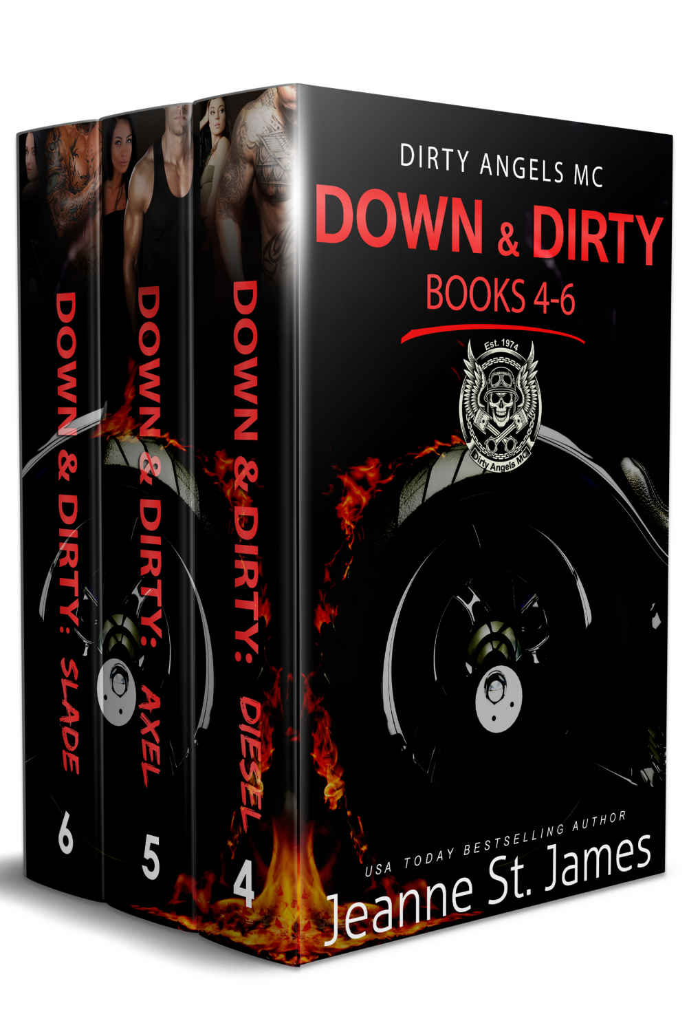 Down Dirty Books 46 Dirty Angels Mc Box Set 2 St James