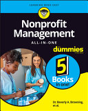 Nonprofit Management Allinone For Dummies 1st Beverly A Browning