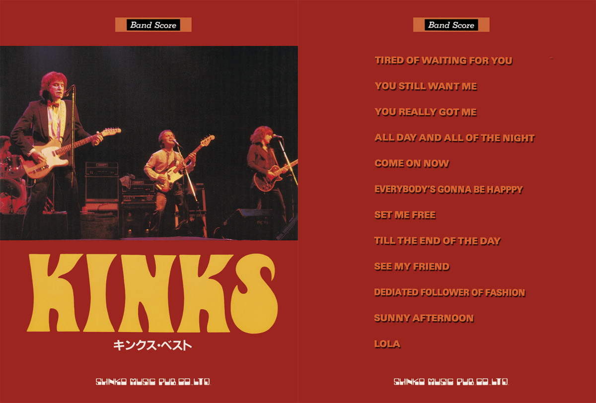 The Kinks The Best Of Band Score Songbook The Kinks