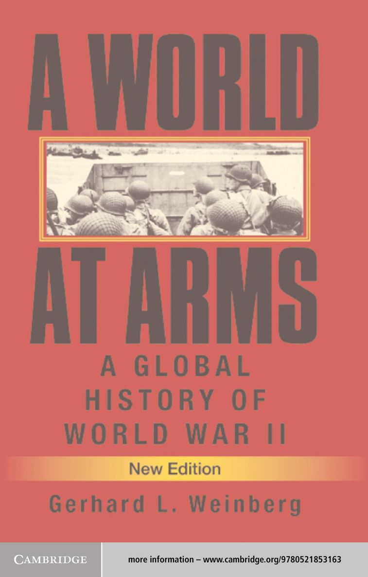 A World At Arms Gerhard L Weinberg