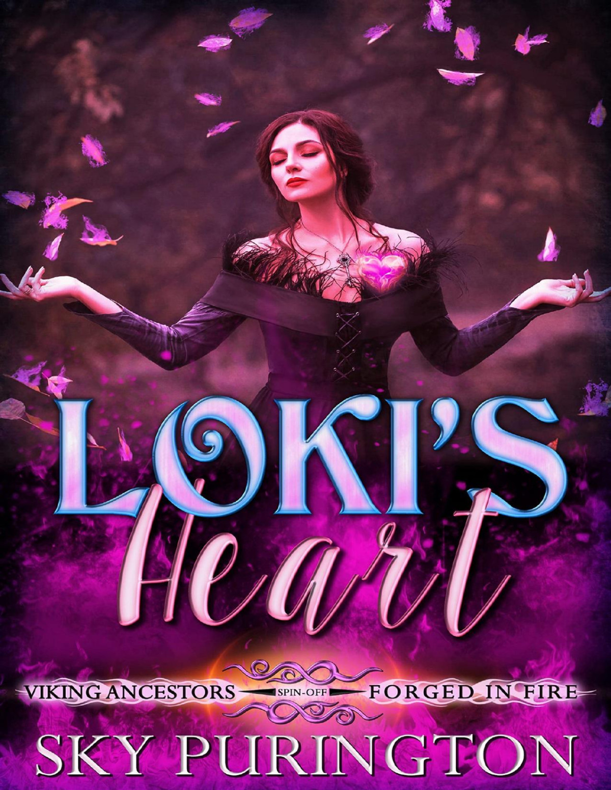 Lokis Heart A Viking Ancestors Forged In Fire Twisted Fairytale Retelling Sky Purington