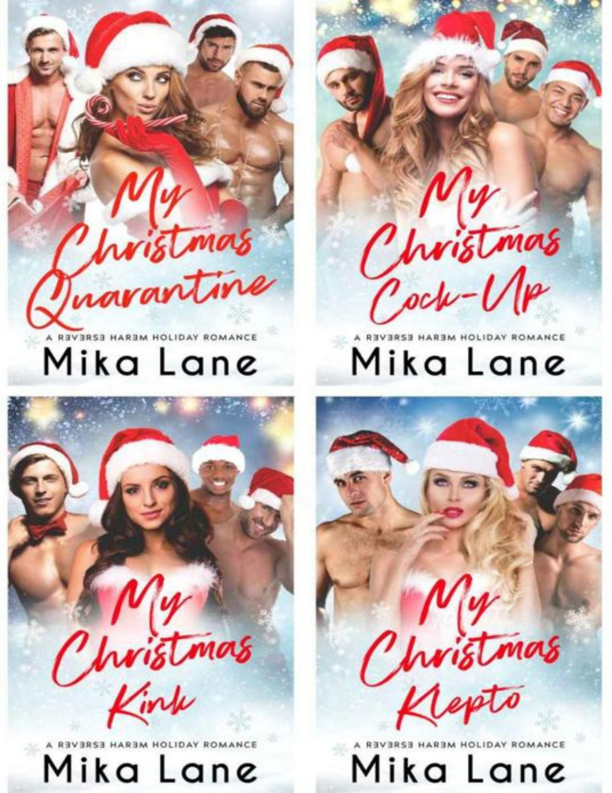 Naughty Christmas Nights 4 Contemporary Reverse Harem Romances Mika Lane