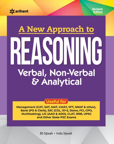 A New Approach To Reasoning Verbal Nonverbal Analytical Bs Sijwalii