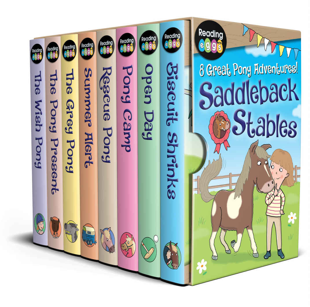 Saddleback Stables Box Set 8 Great Pony Adventures Lisa Thompson Reading Eggs